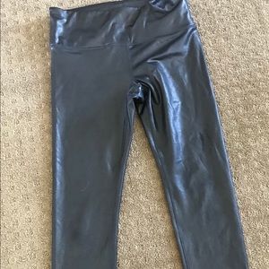 Athletea metallic leggings size small